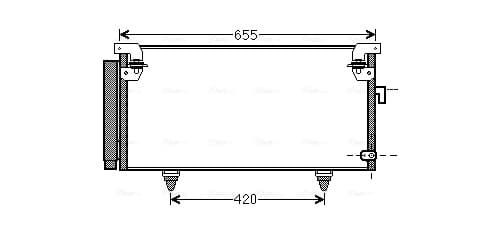 AVA QUALITY COOLING Kondenzátor klimatizácie SUA5073D 1