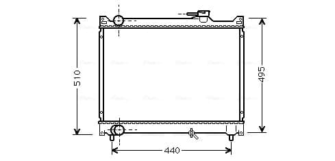 AVA QUALITY COOLING Chladič motora SZ2046 1