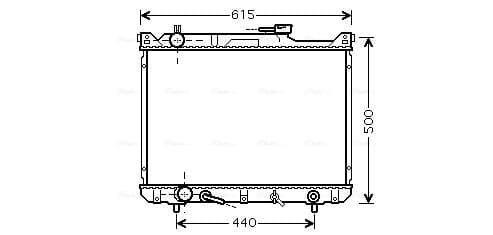 AVA QUALITY COOLING Chladič motora SZ2073 1