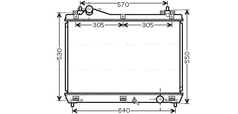 AVA QUALITY COOLING Chladič motora SZ2103 1