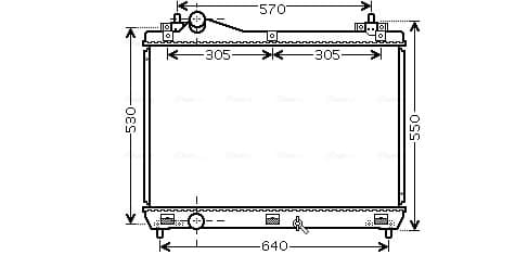 AVA QUALITY COOLING Chladič motora SZ2104 1