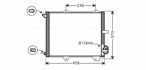AVA QUALITY COOLING Kondenzátor klimatizácie SZ5088 1