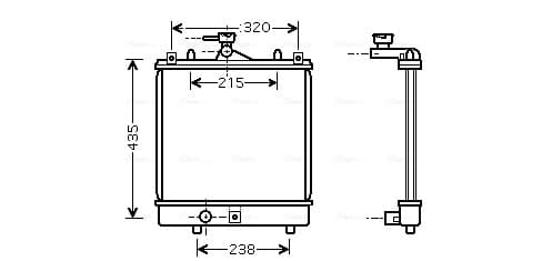 AVA QUALITY COOLING Chladič motora SZA2061 1