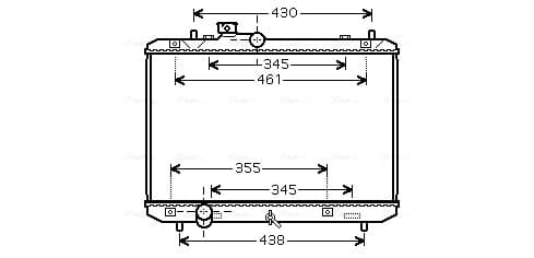 AVA QUALITY COOLING Chladič motora SZA2083 1