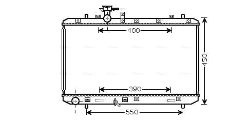 AVA QUALITY COOLING Chladič motora SZA2084 1