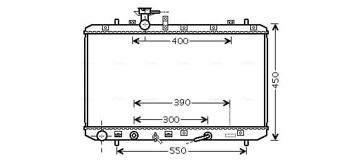 AVA QUALITY COOLING Chladič motora SZA2085 1