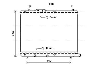 AVA QUALITY COOLING Chladič motora SZA2122 1