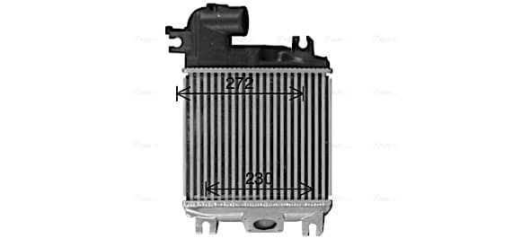 AVA QUALITY COOLING Chladič plniaceho vzduchu TO4758 1