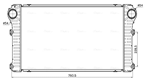 AVA QUALITY COOLING Chladič plniaceho vzduchu TO4794 1