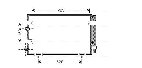 AVA QUALITY COOLING Kondenzátor klimatizácie TO5288D 1