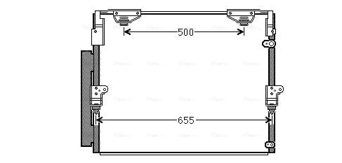 AVA QUALITY COOLING Kondenzátor klimatizácie TO5560D 1