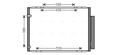 AVA QUALITY COOLING Kondenzátor klimatizácie TO5573D 1