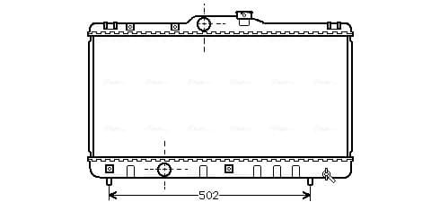 AVA QUALITY COOLING Chladič motora TOA2147 1