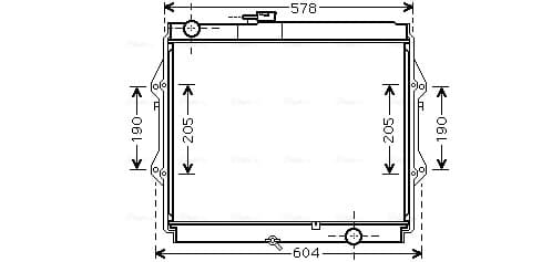 AVA QUALITY COOLING Chladič motora TOA2642 1