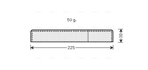 AVA QUALITY COOLING Vysúžač klimatizácie UVD125 1