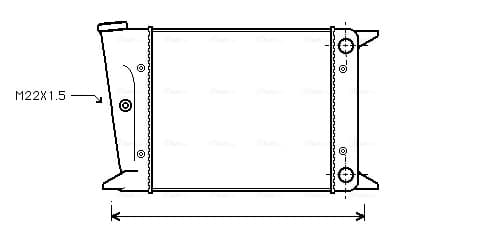 AVA QUALITY COOLING Chladič motora VN2002 1