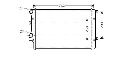 AVA QUALITY COOLING Chladič motora VNA2206 1