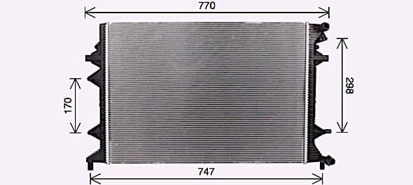 AVA QUALITY COOLING Nízkoteplotný chladič, chladič turbodúchadla VN2415 1
