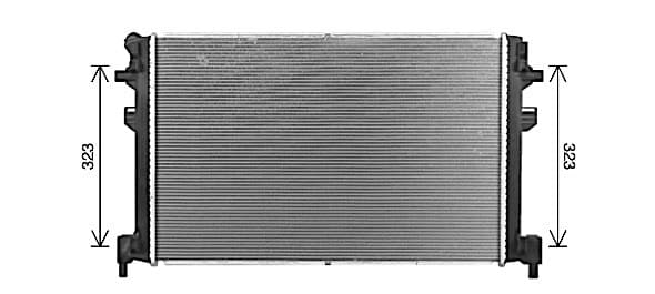 AVA QUALITY COOLING Chladič motora VN2426 1