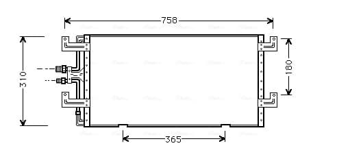 AVA QUALITY COOLING Kondenzátor klimatizácie VN5145 1