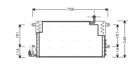 AVA QUALITY COOLING Kondenzátor klimatizácie VN5161 1