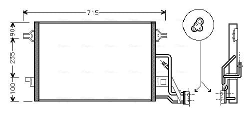 AVA QUALITY COOLING Kondenzátor klimatizácie VN5189 1