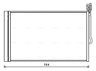 AVA QUALITY COOLING Kondenzátor klimatizácie VN5334D 1