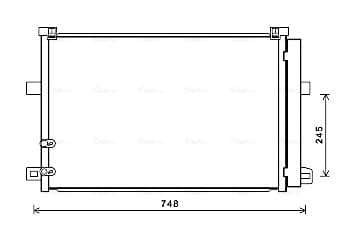AVA QUALITY COOLING Kondenzátor klimatizácie VN5369D 1