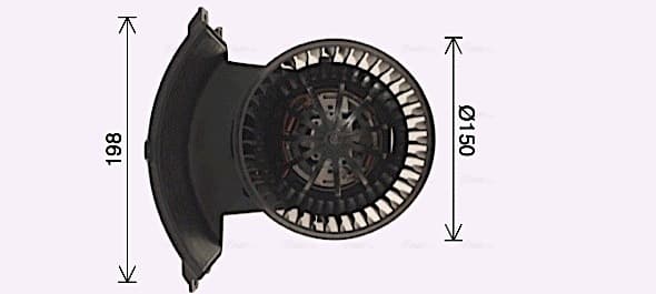 AVA QUALITY COOLING Vnútorný ventilátor VN8411 1