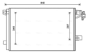 AVA QUALITY COOLING Kondenzátor klimatizácie VNA5328D 1