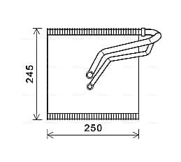 AVA QUALITY COOLING Výparník klimatizácie VNV387 1