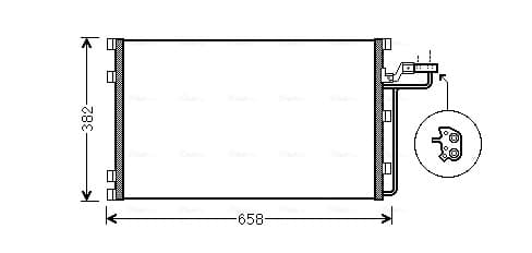 AVA QUALITY COOLING Kondenzátor klimatizácie VO5139 1