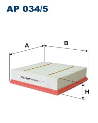 FILTRON Vzduchový filter AP0345 1