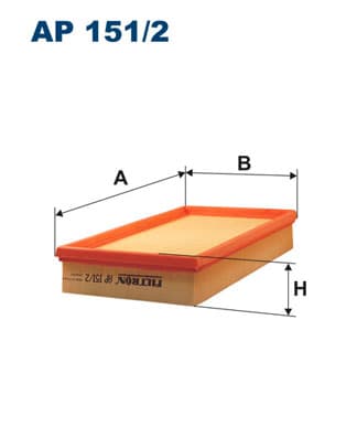 FILTRON Vzduchový filter AP1512 1