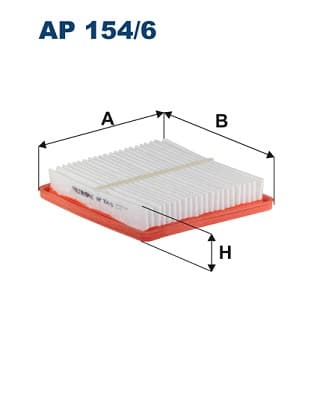 FILTRON Vzduchový filter AP 154/6 1