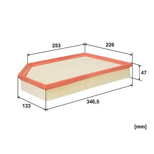 FILTRON Vzduchový filter AP 165/9 1