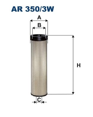 FILTRON Filter sekundárneho vzduchu AR350/3W 1