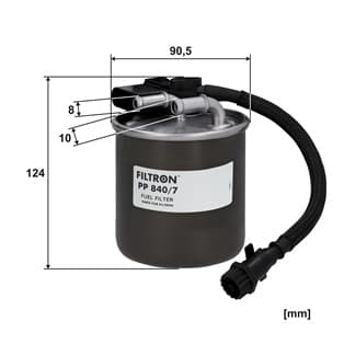 FILTRON Palivový filter PP 840/7 1