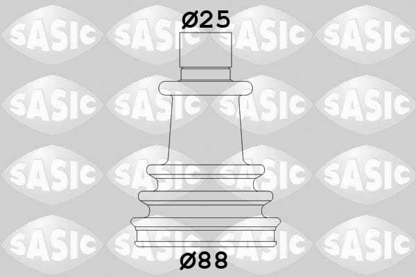 SASIC Manžeta hnacieho hriadeľa - opravná sada 2933633 1
