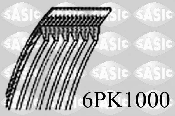 SASIC Ozubený klinový remeň 6PK1000 1