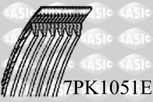 SASIC Ozubený klinový remeň 7PK1051E 1