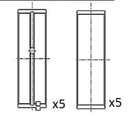 FAI AutoParts Ložisko kľukového hriadeľa BM1023-STD 1