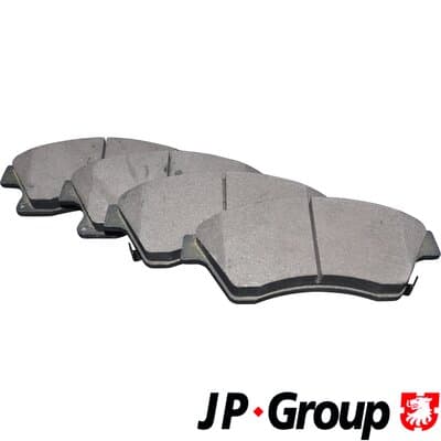JP GROUP Sada brzdových platničiek kotúčovej brzdy 1263602510 1
