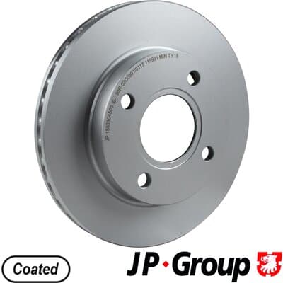 JP GROUP Brzdový kotúč 1563104500 1