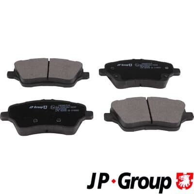 JP GROUP Sada brzdových platničiek kotúčovej brzdy 1563607510 1