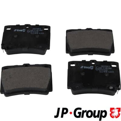 JP GROUP Sada brzdových platničiek kotúčovej brzdy 3963700610 1