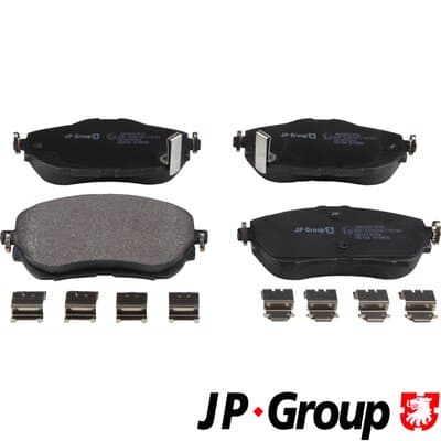JP GROUP Sada brzdových platničiek kotúčovej brzdy 4863607810 1