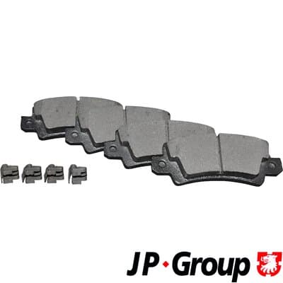 JP GROUP Sada brzdových platničiek kotúčovej brzdy 4863701310 1