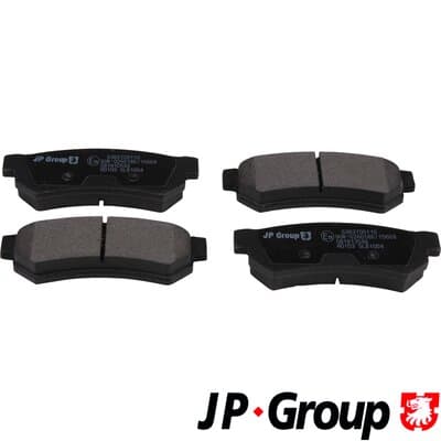 JP GROUP Sada brzdových platničiek kotúčovej brzdy 6363700110 1