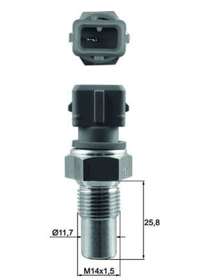 MAHLE ORIGINAL Snímač teploty chladiacej kvapaliny TSE 20 1